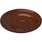 Ekena Millwork Niobe Ceiling Medallion (Fits Canopies up to 8 5/8"), 18"OD x 1 1/2"P, Burnished Mahogany Crackle CM18NIBMC - alternate 3
